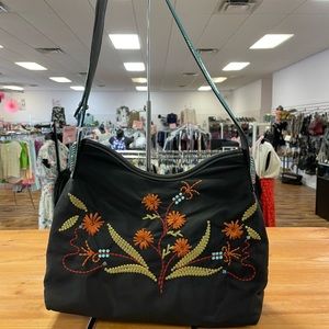 Brighton embroidered shoulder bag
